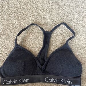 Calvin Klein Black Minimalist Bra Intimates